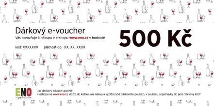 dárkový voucher v hodnotě 500 Kč